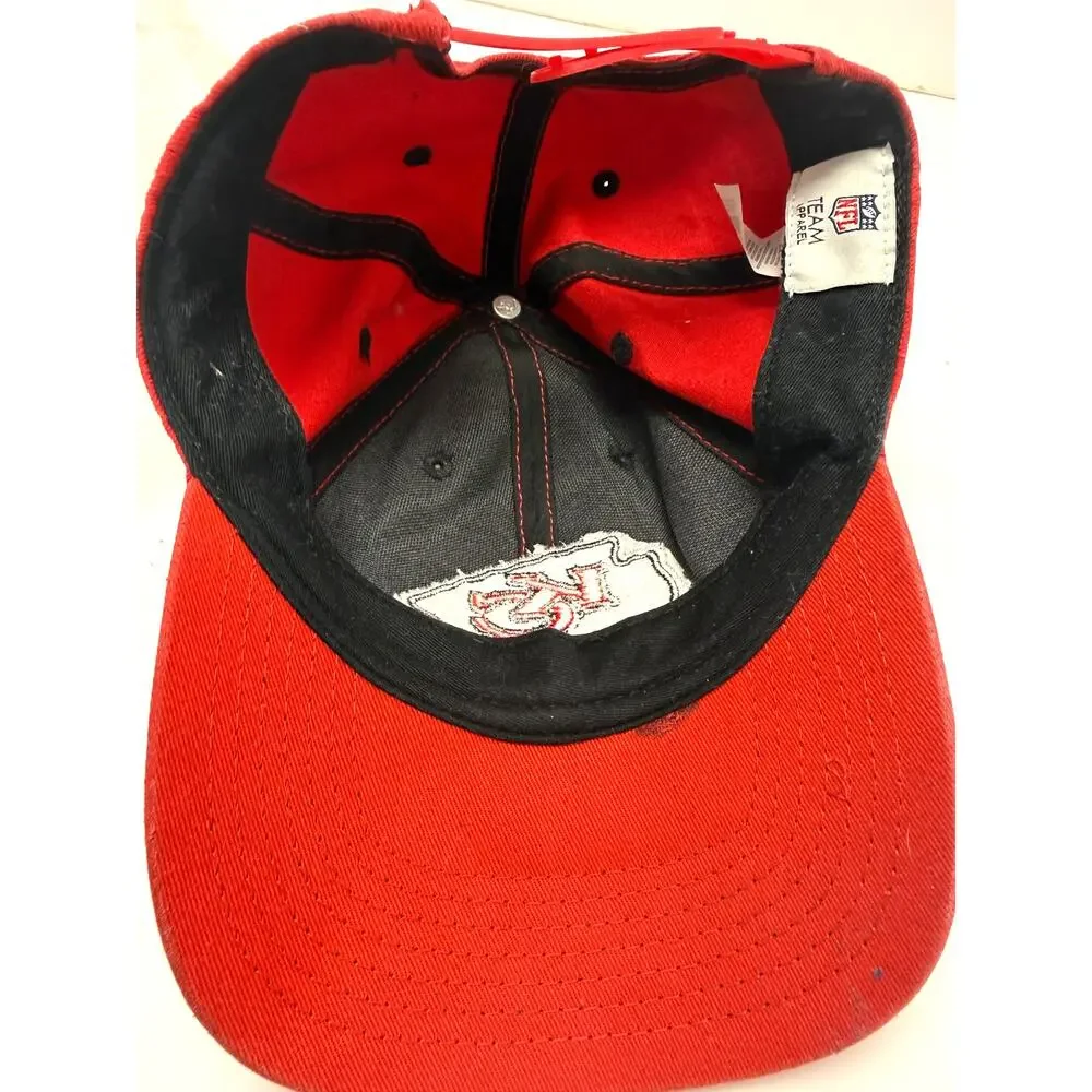 Kansas City Chiefs Youth NFL Red Adjustable Football Hat Cap KC Team Apparel
